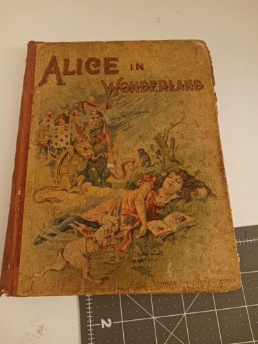 ALICE'S ADVENTURES in WONDERLAND 1905 Illustrated John TeNniel LOTHROP PUBLISH - Picture 2 of 19