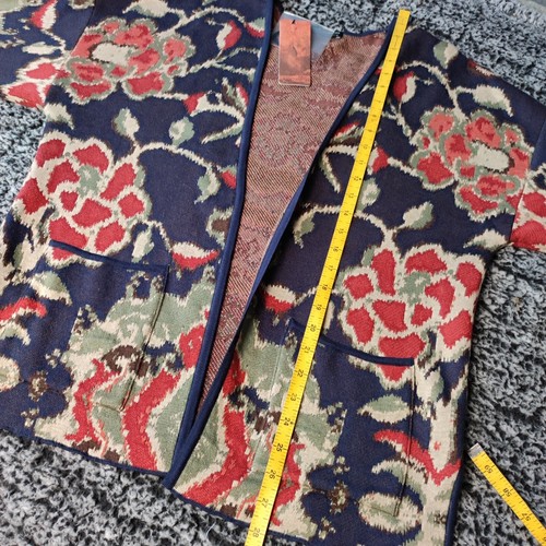 Peruvian Connection Womens Floral Print Open Front Cardigan Size Medium NWTS - Picture 13 of 16