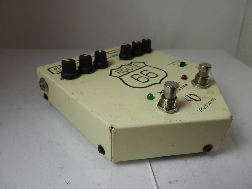 Visual Sound Route 66 American Overdrive Compressor Effects Pedal Version 1 V1 - Image 2 of 4