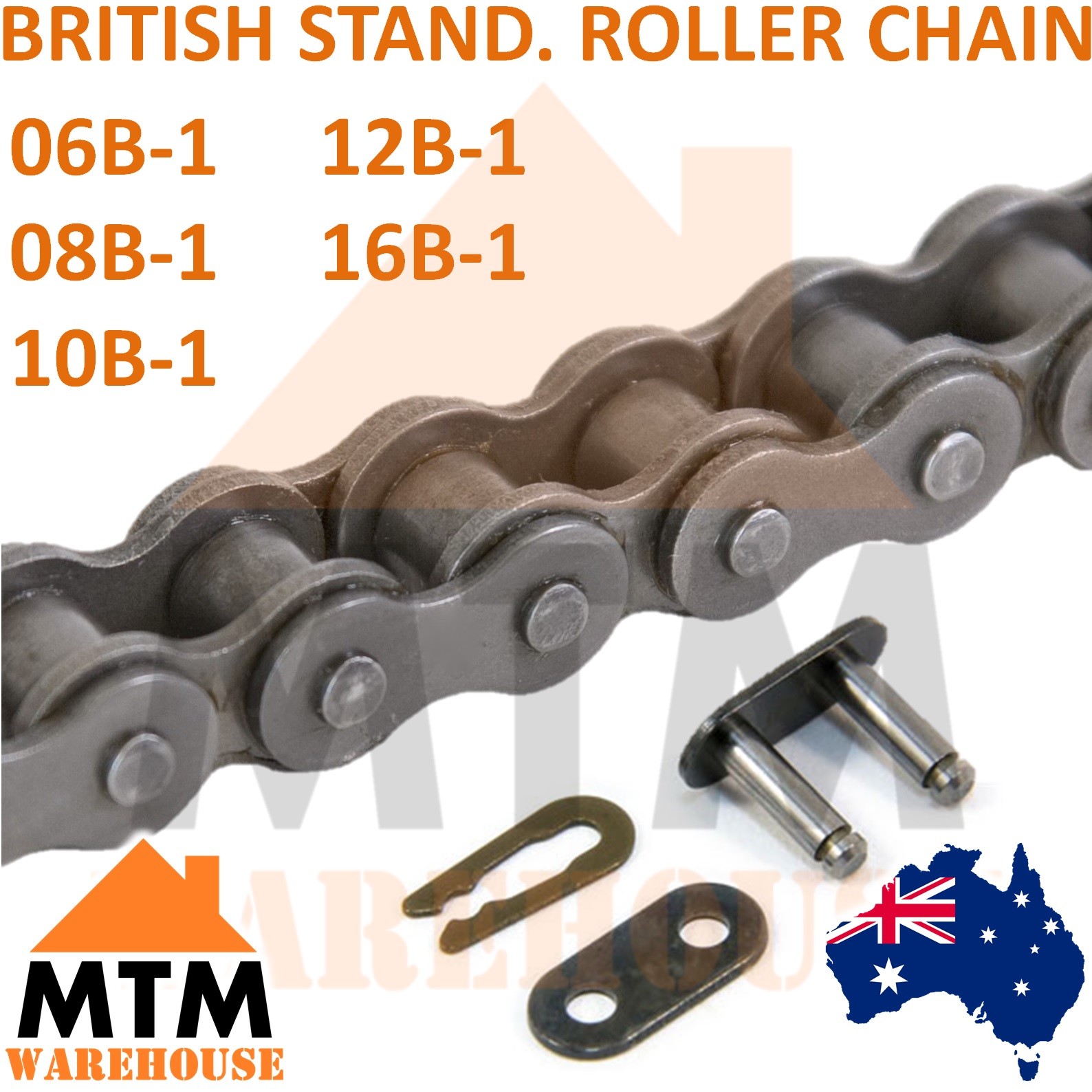 INDUSTRIAL ROLLER CHAIN British Standard 06B1 08B1 10B1 12B1 16B1