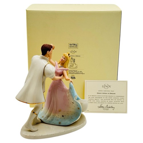Lenox Disney Sleeping Beauty & Prince Once Upon a Dream Figurine Cake Topper NEW