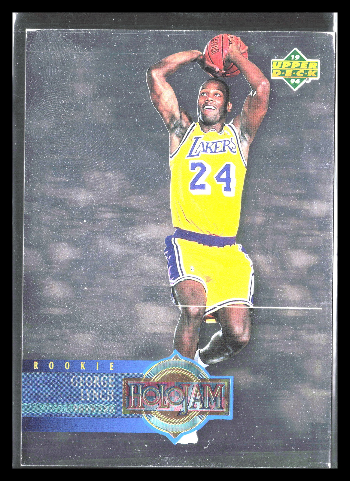 George Lynch 1993 Upper Deck Holojams #H36     Los Angeles Lakers