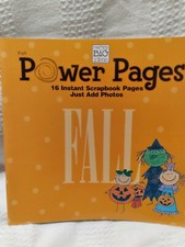 ME MY BIG IDEAS FALL POWER PAGES, PREMADE SCRAPBOOK PAGES