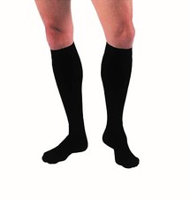 Manguera de compresión Jobst 115001 hasta la rodilla 15-20 mmHG punta cerrada negra mediana