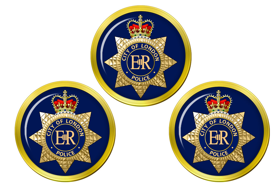 City of London Police Golf Ball Markers