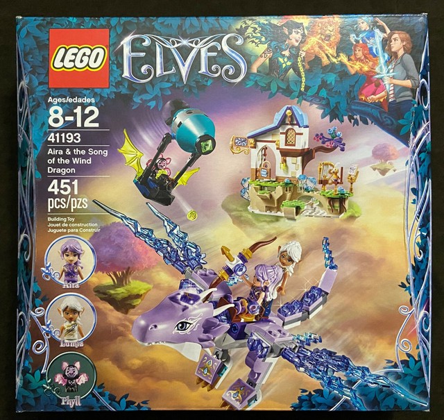 lego elves aira dragon set