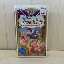 Walt Disney's Masterpiece Snow White and the Seven Dwarfs VHS New Sealed