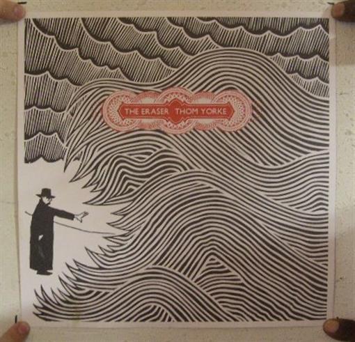 Thom Yorke The Eraser Poster Radiohead 2 Sided Album Stanley