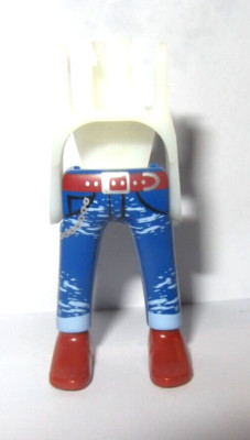 2 Jambes De Pistolero Playmobil Western – Pièces Détachées Occasion Pour Cow-boy Ou Bandit, Thème Far West