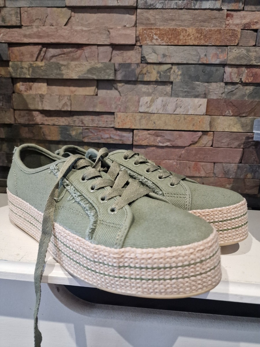 khaki trainers size 6