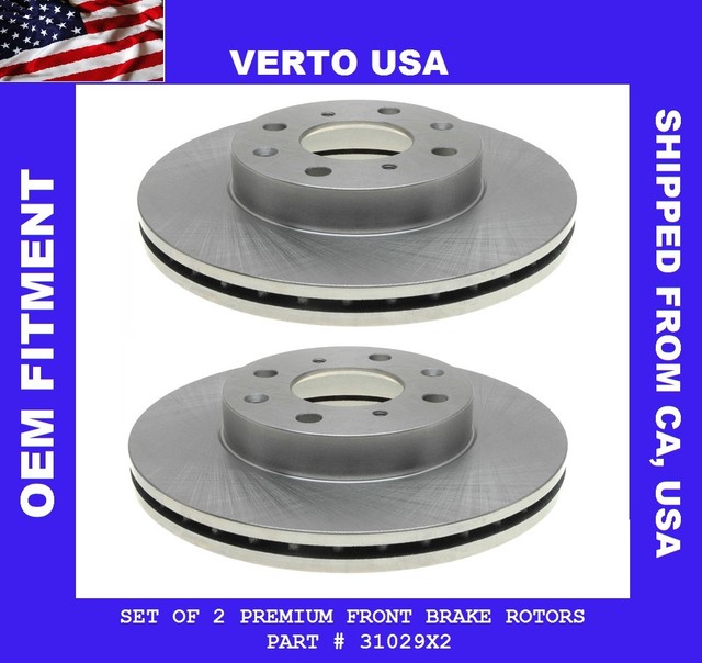 Front Brake Rotors For Honda Civic Coupe expect EX & Si model 1993 1994