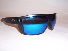 NEW COSTA DEL MAR SUNGLASSES DIEGO BLACK/BLUE MIRROR 580G POLARIZED 321