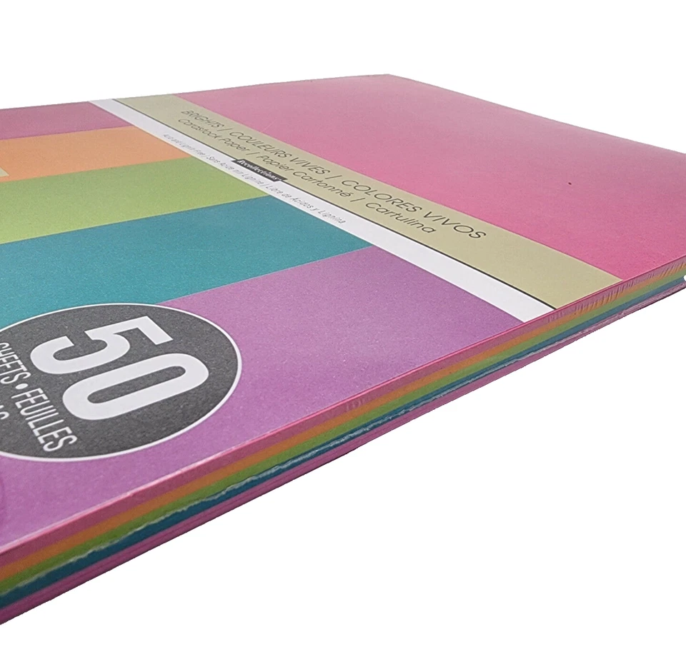 Recollections Cardstock Paper Brights 8.5" x 11"  50 Sheets 65 lb Acid Free - Image 3 of 4