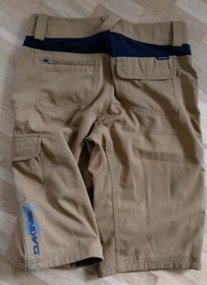 Dakine Fahrrad Rad Shorts Bermuda 26 Beige Ocker Curry Neu Und Ungetragen