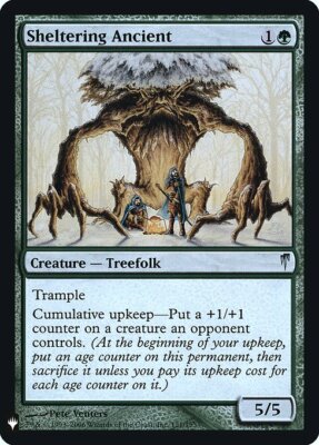 MTG SHELTERING ANTIQUE FOIL EXC - ANTIQUE PROTECTOR - MYS - MAGIC