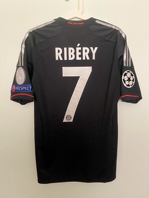 RIBERY, 2012-13 BAYERN MUNICH THIRD TECHFIT CHAMPIONS LEAGUE MATCH