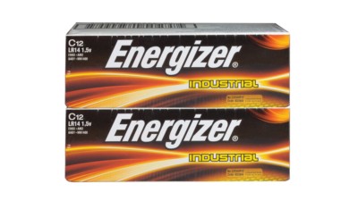 24 Energizer Industrial C Alkaline Batteries (EN93, LR14) Exp 2029