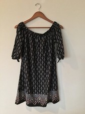 Dress-Medium Hectik with slit sleeves. Can be worn off shoulder or on