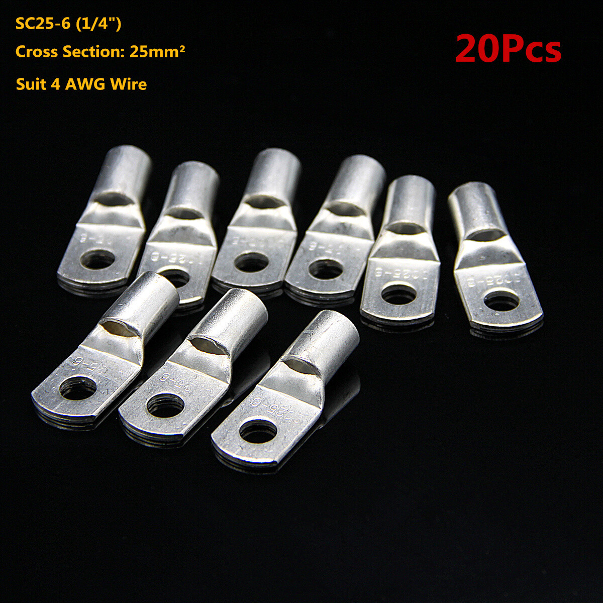SeKi 17403 0.5-4 Mm Parts Ring Cable Lug Assortment Insulated 360 Pieces 0.5 - 6.0 Mm² M4 / M5 / M6 / M8 Cable Lugs, Compression Connection, Set According To DIN Colour Marked Mixed - View #5