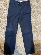H M Boys Navy Blue Pants Size 6x VGUC