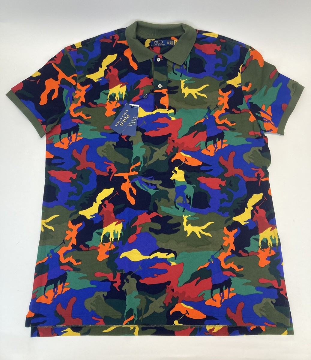Polo Ralph Lauren Mens Big & Tall Pony Camouflage Camo Mesh