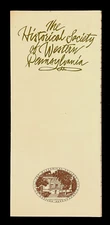 1970s Western Pennsylvania Historical Society Pittsburgh PA VTG Travel Brochure