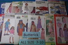 Butterick Patterns ~ All Patterns are Size 7-10 * ~ * ~ * ~ * ~ * Listing 4383