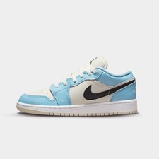 Nike Jordan 1 Low Ice Blue Aluminium Babyblue UNC Sneaker Damen Herren NEU 40