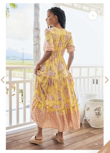 BRAND NEW WITH TAGS JAASE MAXI DRESS SIZE LARGE - Picture 2 of 6