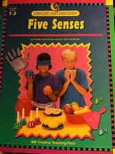Explore and Discover FIVE SENSES Creative Teaching Press resource 1996 CTP