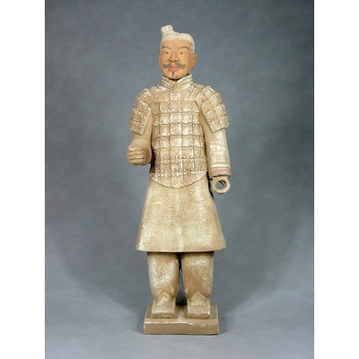 Terrakotta Krieger Kaiser Qin 80 cm Serie hell Terra Cotta Armee China Xian