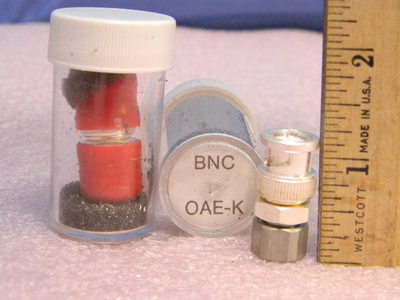 Set of 2 GPC-7 (Female) to  BNC (Male) Quick Change Adapters 18GHz Gilbert OAE-K