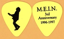 Melissa Etheridge Vintage Guitar Pick - 1994 M.E.I.N 3rd Anniversary Tour