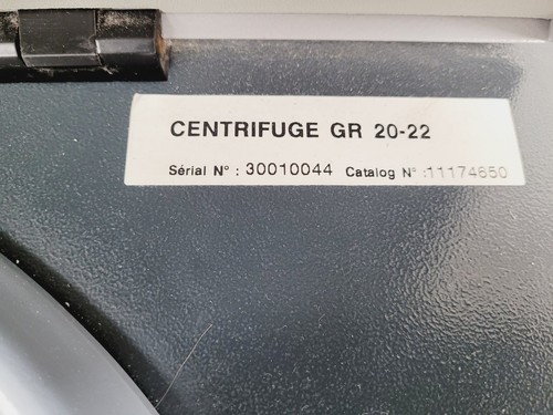 Jouan SA GR 20 22 Refrigerated Centrifuge with AG 290.G Rotor Spares/Repair Lab - Picture 16 of 24
