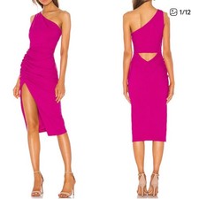 NEW Katie May Revolve New Age Hot Electric Pink Cocktail Dress Brand New Tags