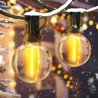 Led Lichterkette 45M AußEn Wetterfest Warmweiß GlüHbirnen Retro Party