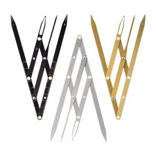 Eyebrow Golden Ratio Caliper Precise Location Foldable Stainless Steel Eyebrow