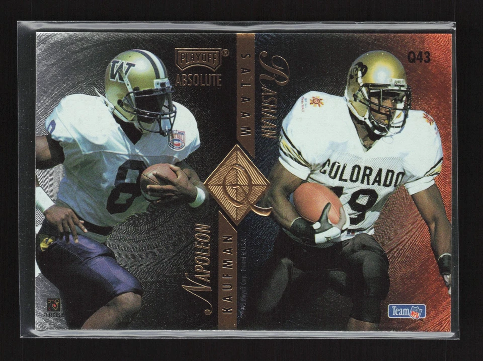Carter Wheatley Kaufman Salaam 1995 Playoff Absolute #Q43 Quad Series TY1 - Image 2 of 2
