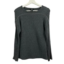 Paige Women’s Grey Wool Angora Cashmere Sweater Size XS