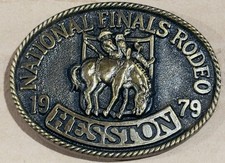 1979 Hesston Fifth Edition Collectors Buckle