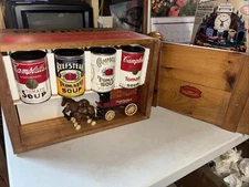 Campbell's Soup 125th Anniversary 1994 Wooden Store Advertise Crate Display NOS