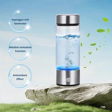 Hydrogen-rich Generator Water Cup Alkaline Ionizer Bottle Anti-Oxidation 420ml