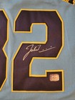 Jacob Misiorowski Autographed Milwaukee Powder Blue Replica Jersey PROVA Witness — photo 1