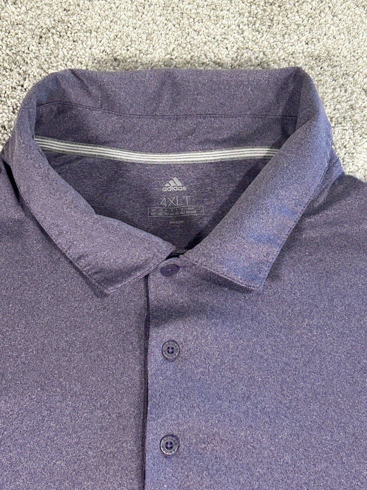 Lot Of 2 Adidas Golf Men's 4XLT Green Purple Short Sleeve Performance Polo Shirt thumbnail 11