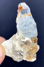 Natural Aquamarine crystal with Mica Specimen, March Birthstone  18 gram