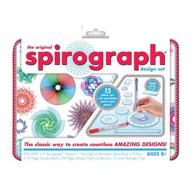 Spirograph Design Set Collectors Tin   Arts and Crafts, Kids Toys, Art Supplies,