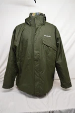 NEW Men's Columbia Bugaboo III Fleece Interchange Jacket Omni-Tech Green 3XL