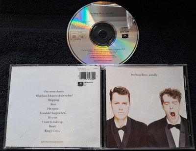 PET SHOP BOYS Actually cd original UK 1987 pressing It's A Sin Heart etc. PSB
