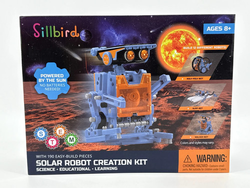 Sillbird Solar Robot Kit 12-in-1 STEM Building Toy Pieces Ages