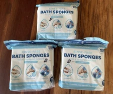 Scrubzz Disposable No Rinse Bathing Wipes - 25 Pack soap shampoo - 3 - 75 TOTAL!